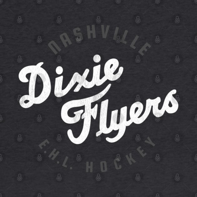 Vintage Nashville Dixie Flyers Hockey by LocalZonly